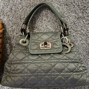 Authentic Christian Dior Quilted Cannage handbag